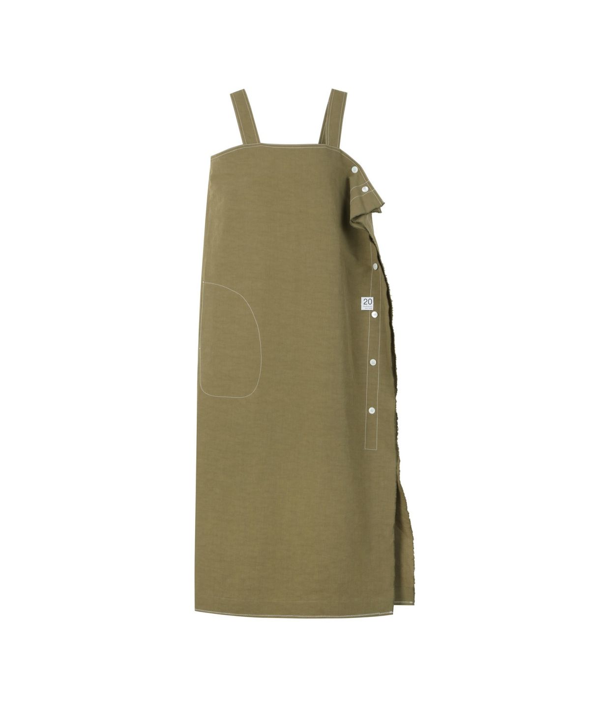 래코드(RECODE) Linen Sleeveless Long Dress_RQDAM24581KHX