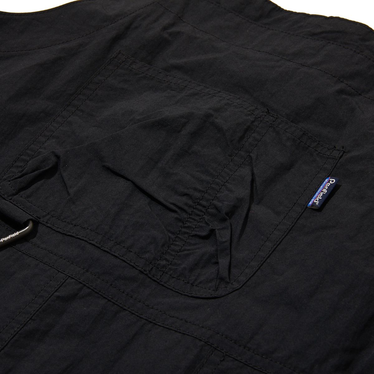 펜필드(PENFIELD) 립스탑 아티산 스커트 오버롤 블랙_FR2WS78F