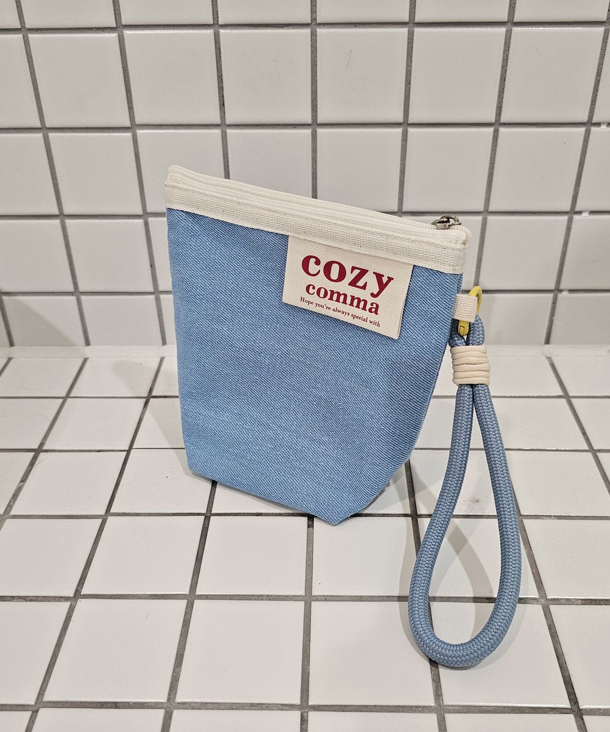 코지콤마(COZYCOMMA) 2PACK 나만의 커스텀 손목 스트랩 파우치