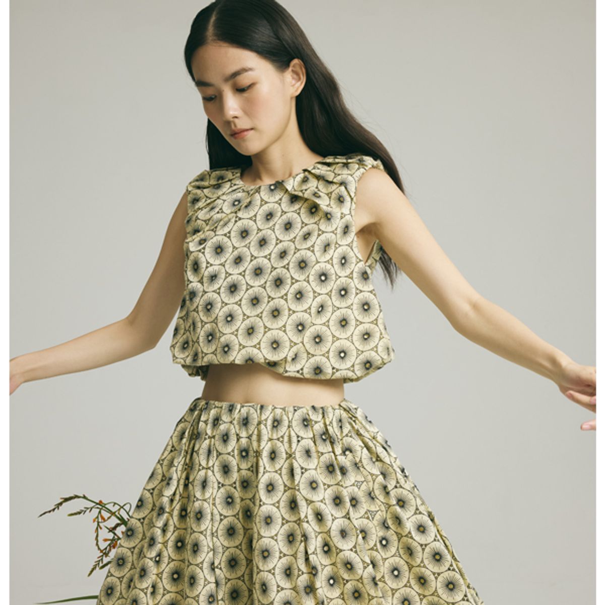 리아트(LIA.T) A라인 풀 스커트