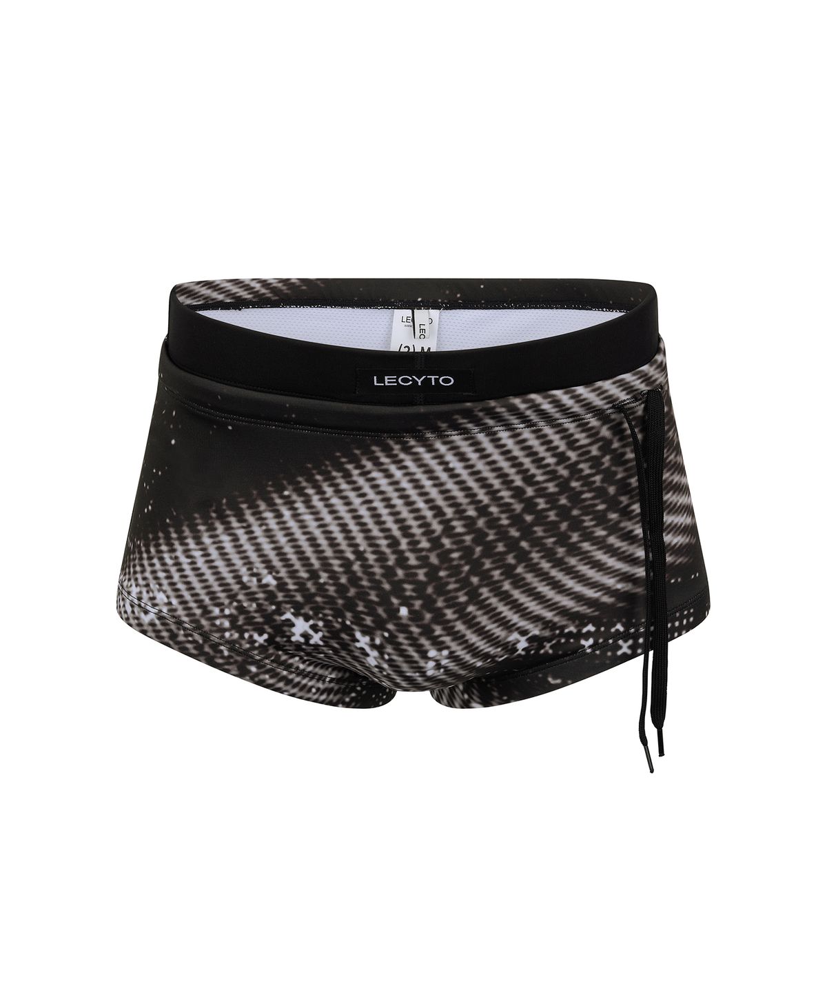 레씨토(LECYTO) Glitch Layer Swim Shorts_[Black]