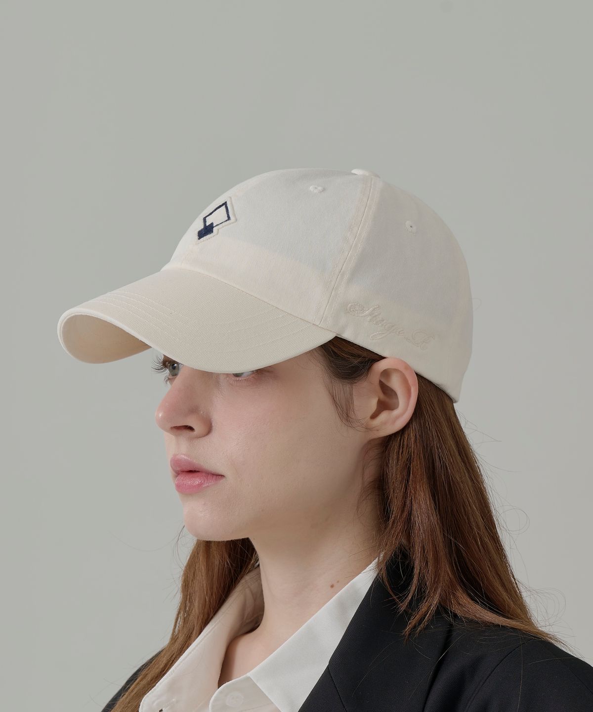 스테이지알(STAGE.R) 다이아 워싱 볼캡 [크림]
