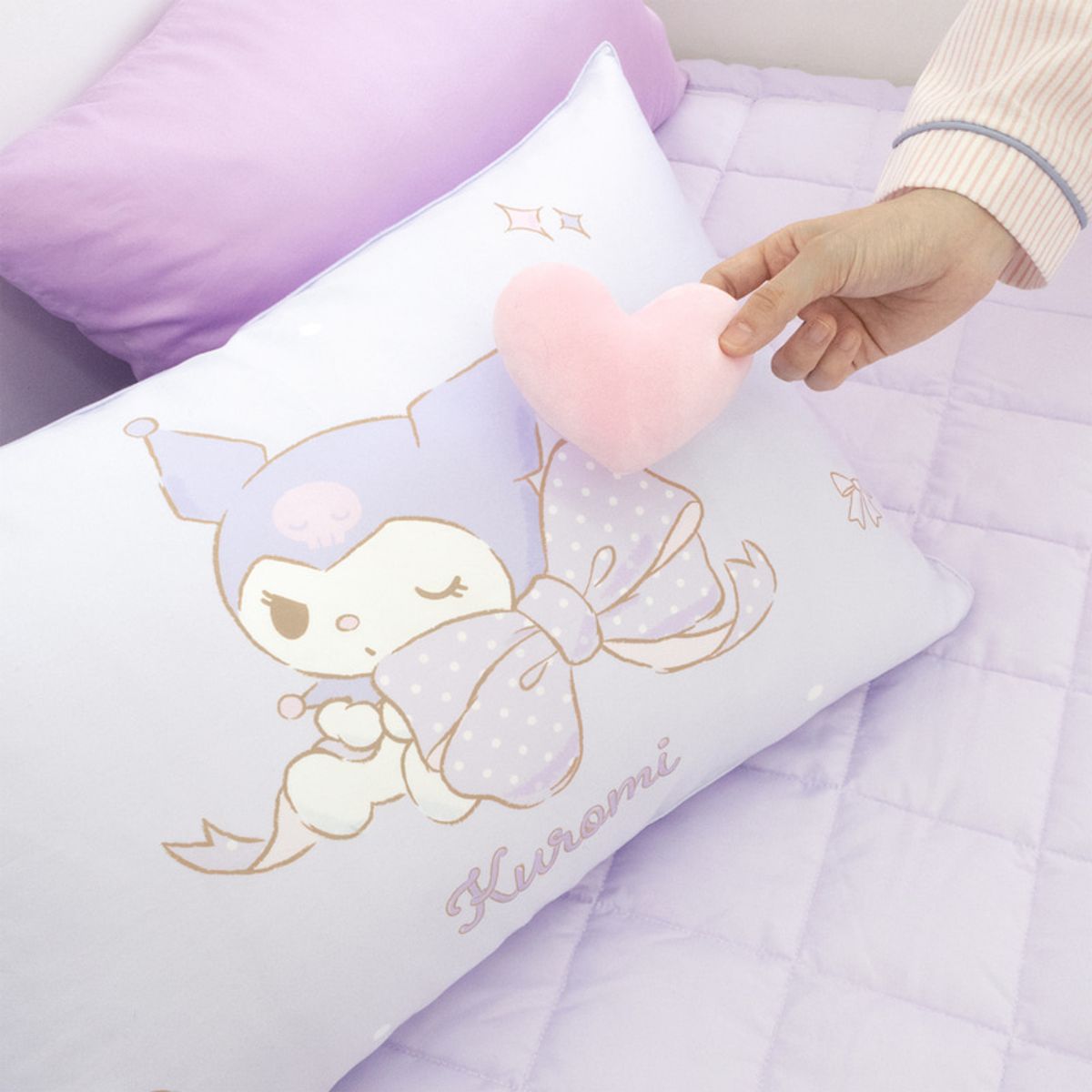 나라홈데코(NARAHOMEDECO) 산리오 쿠로미 베개 빅리본