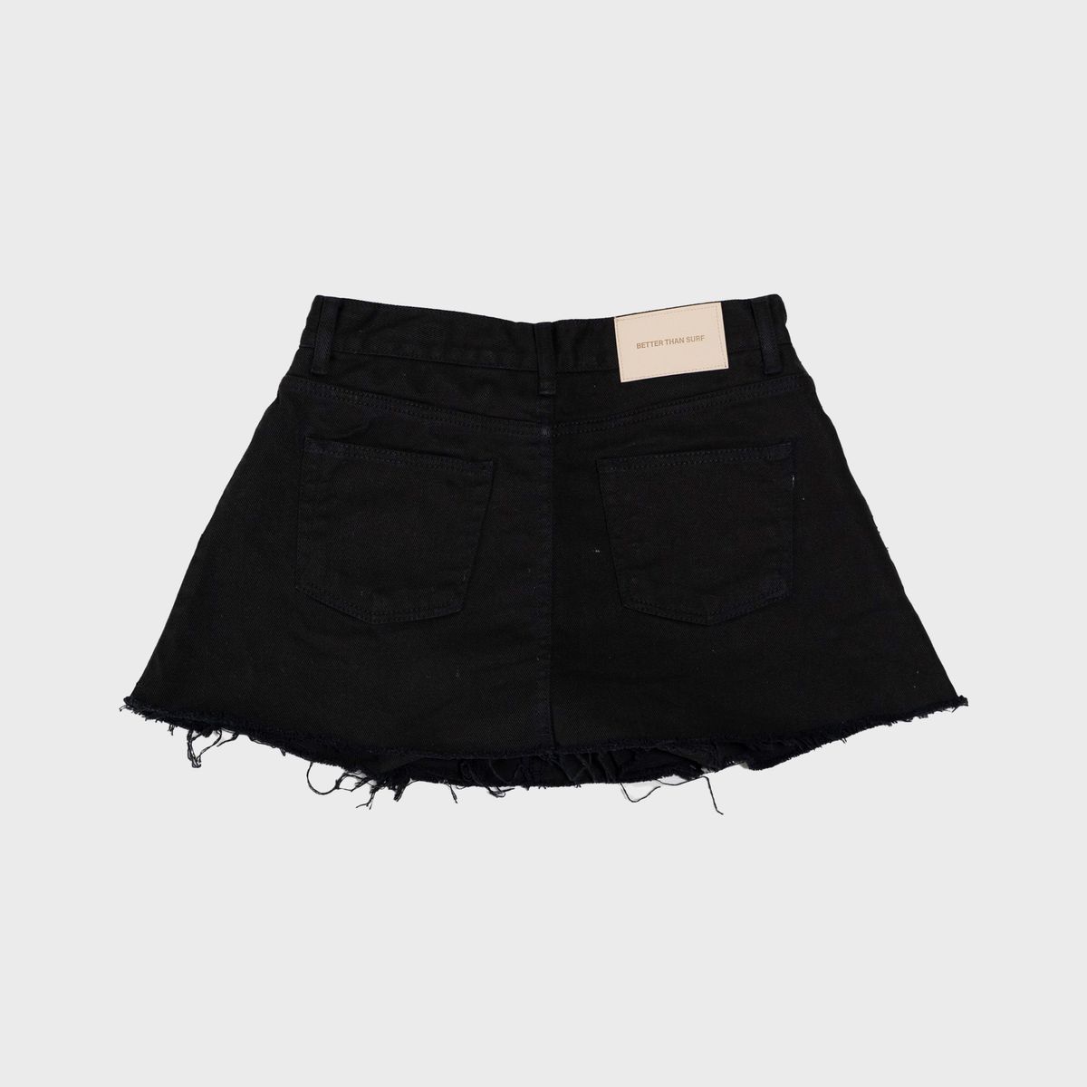 배러댄서프(BETTER THAN SURF) DENIM SKIRT PANTS - BLACK 데님 스커트 팬츠 - 블랙