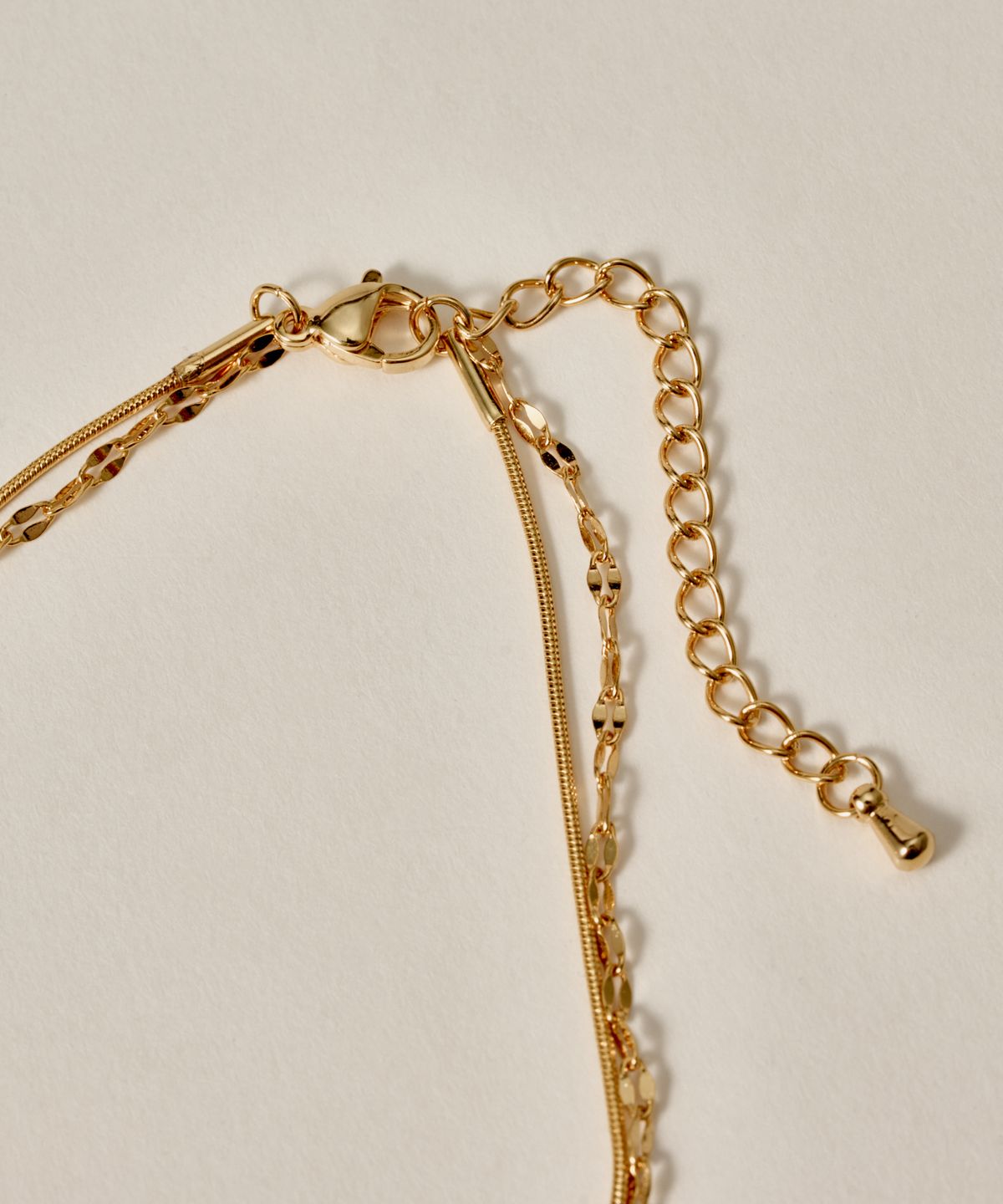 노비스도쿄(NOVICE TOKYO) 페탈 & 라운드 체인 발찌 Petal & Round Chain Anklet［Stainless］/ Gold