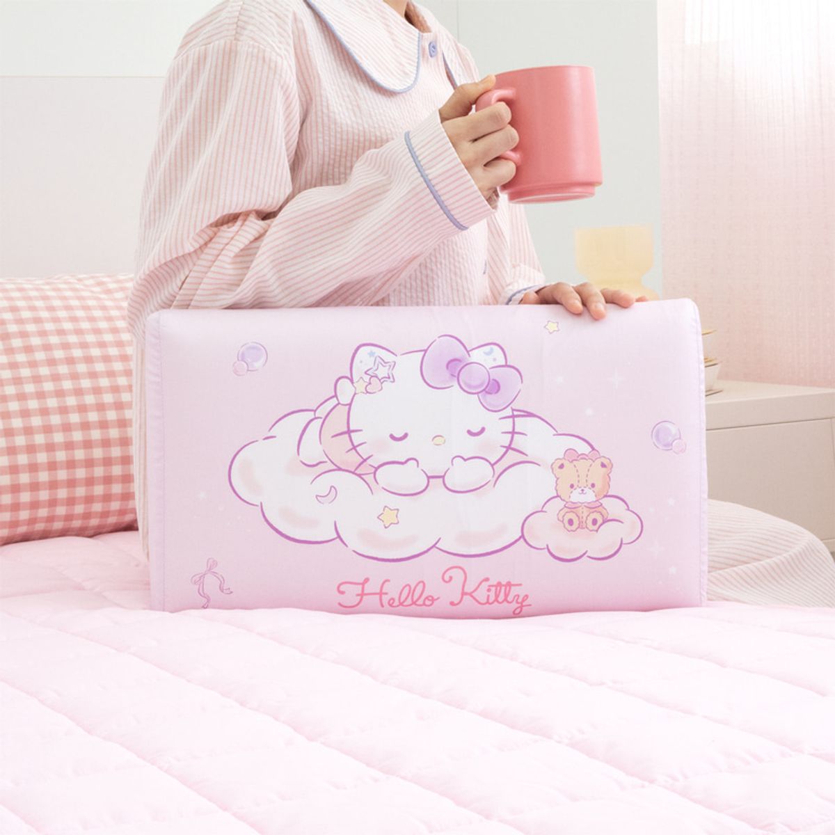 나라홈데코(NARAHOMEDECO) 산리오 헬로키티 메모리폼베개 버블드림