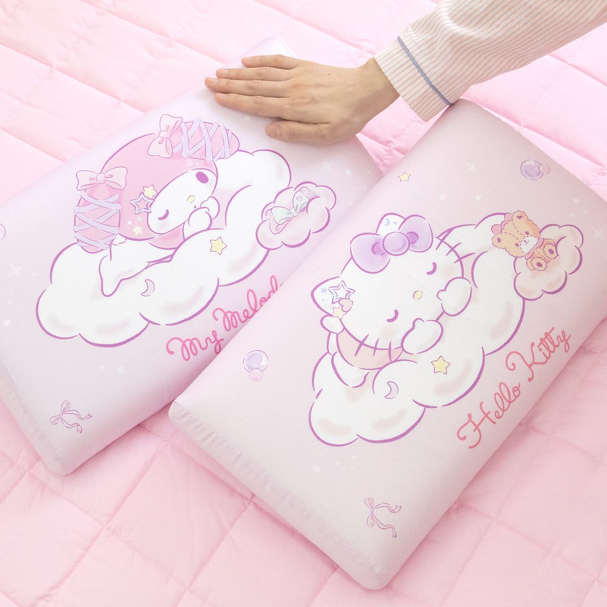 나라홈데코(NARAHOMEDECO) 산리오 헬로키티 메모리폼베개 버블드림