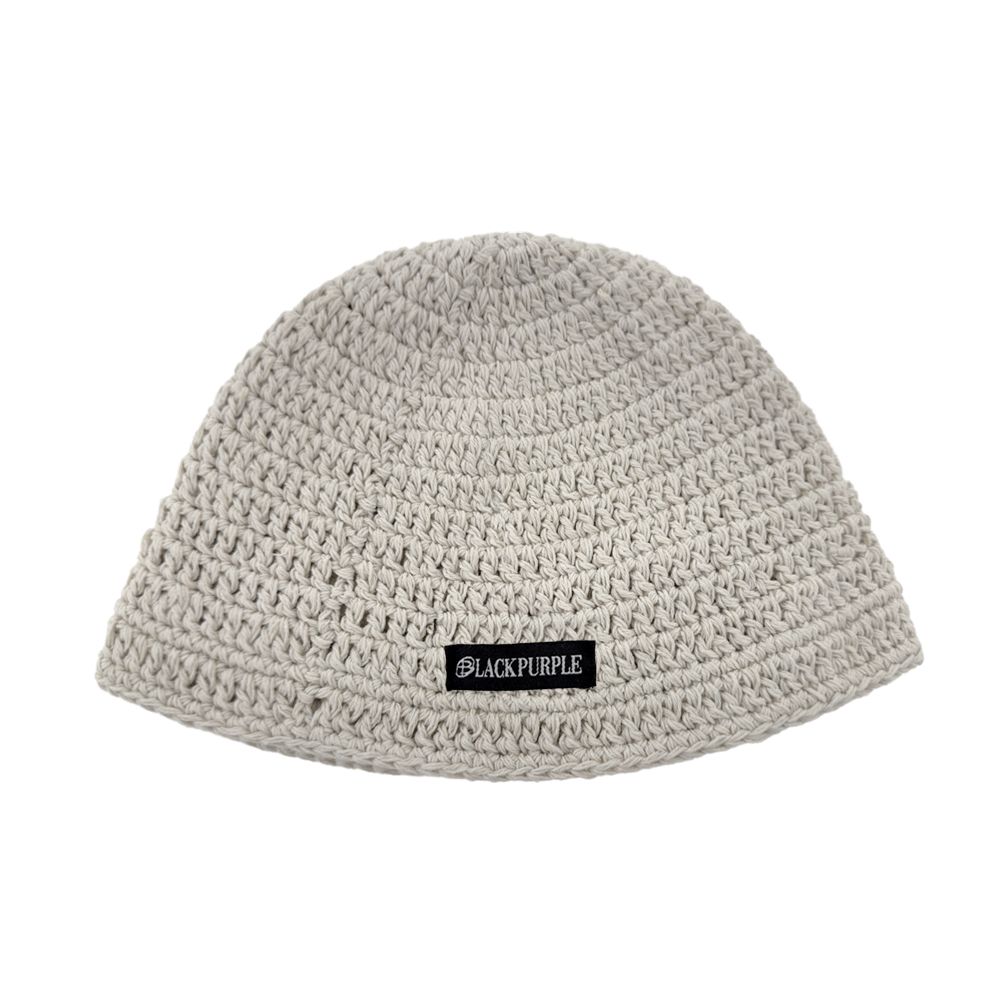【BLACKPURPLE】25SS★ Piona Eyelet Beanie MUSINSA | BLACK PURPLE Piona Eyelet Beanie_ IVORY