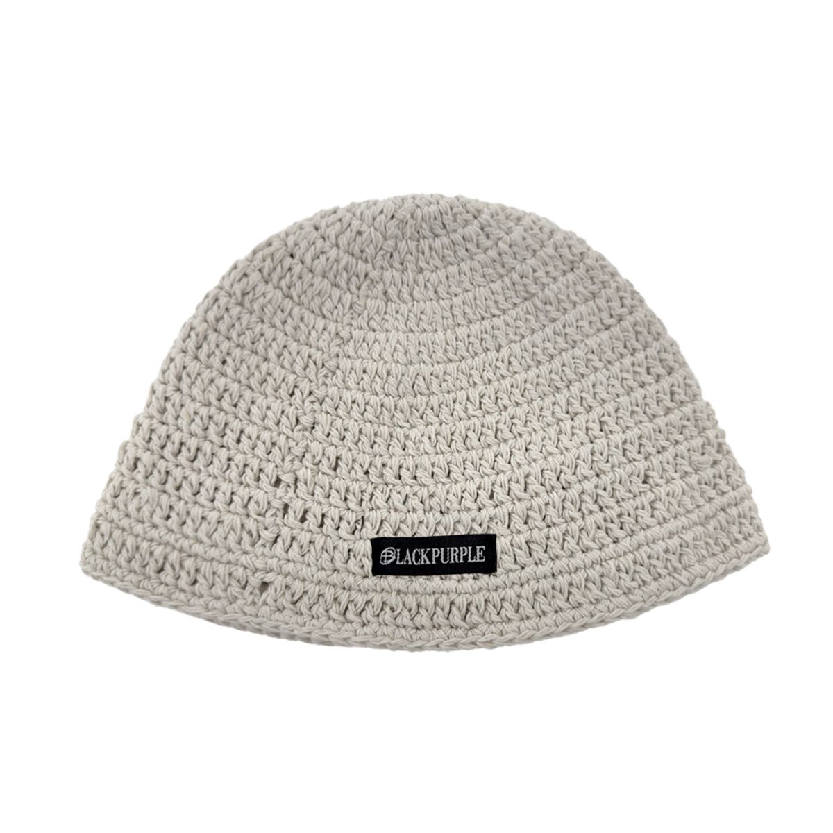 블랙 퍼플(BLACK PURPLE) 피오나 아일렛 비니 Piona Eyelet Beanie_ IVORY