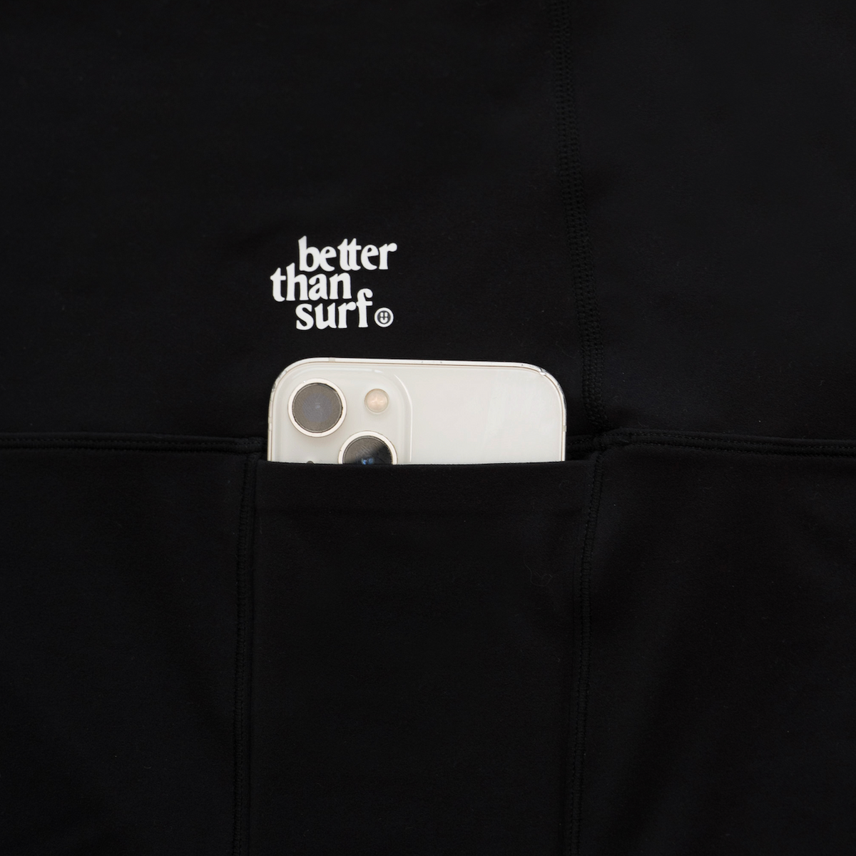배러댄서프(BETTER THAN SURF) ACTIVE SHORT LEGGINGS - BLACK 액티브 숏 레깅스 - 블랙
