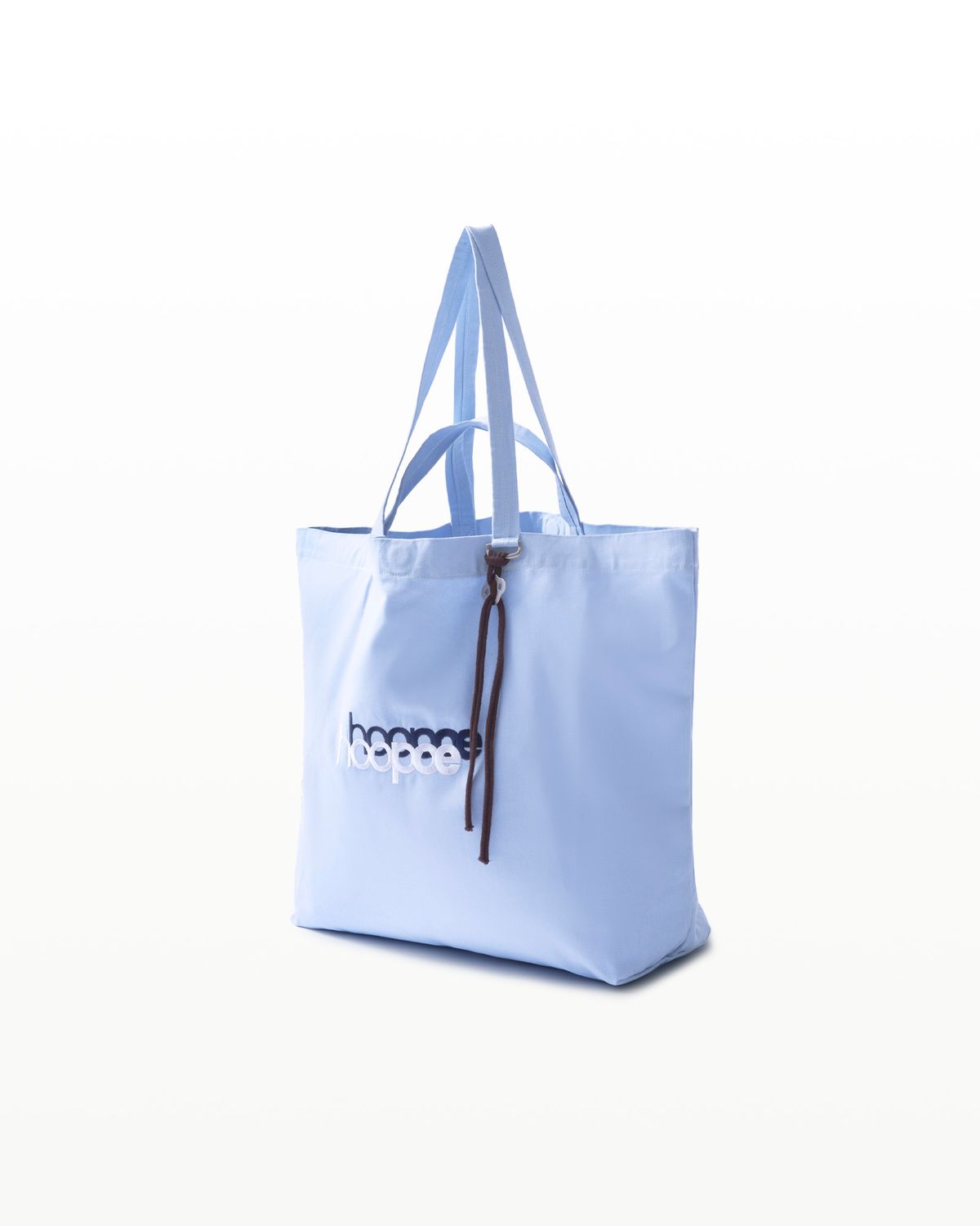 후포(HOOPOE) big fabric bag_baby blue