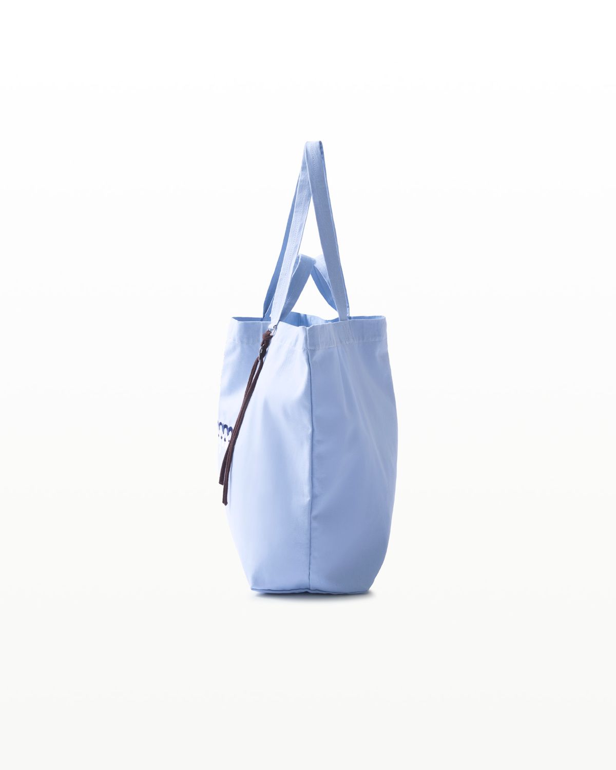 후포(HOOPOE) big fabric bag_baby blue
