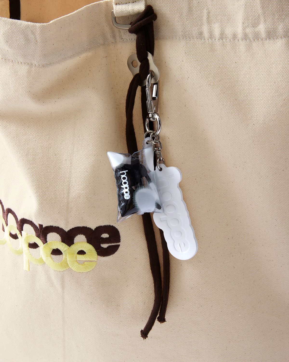 후포(HOOPOE) big fabric bag_oatmeal milk