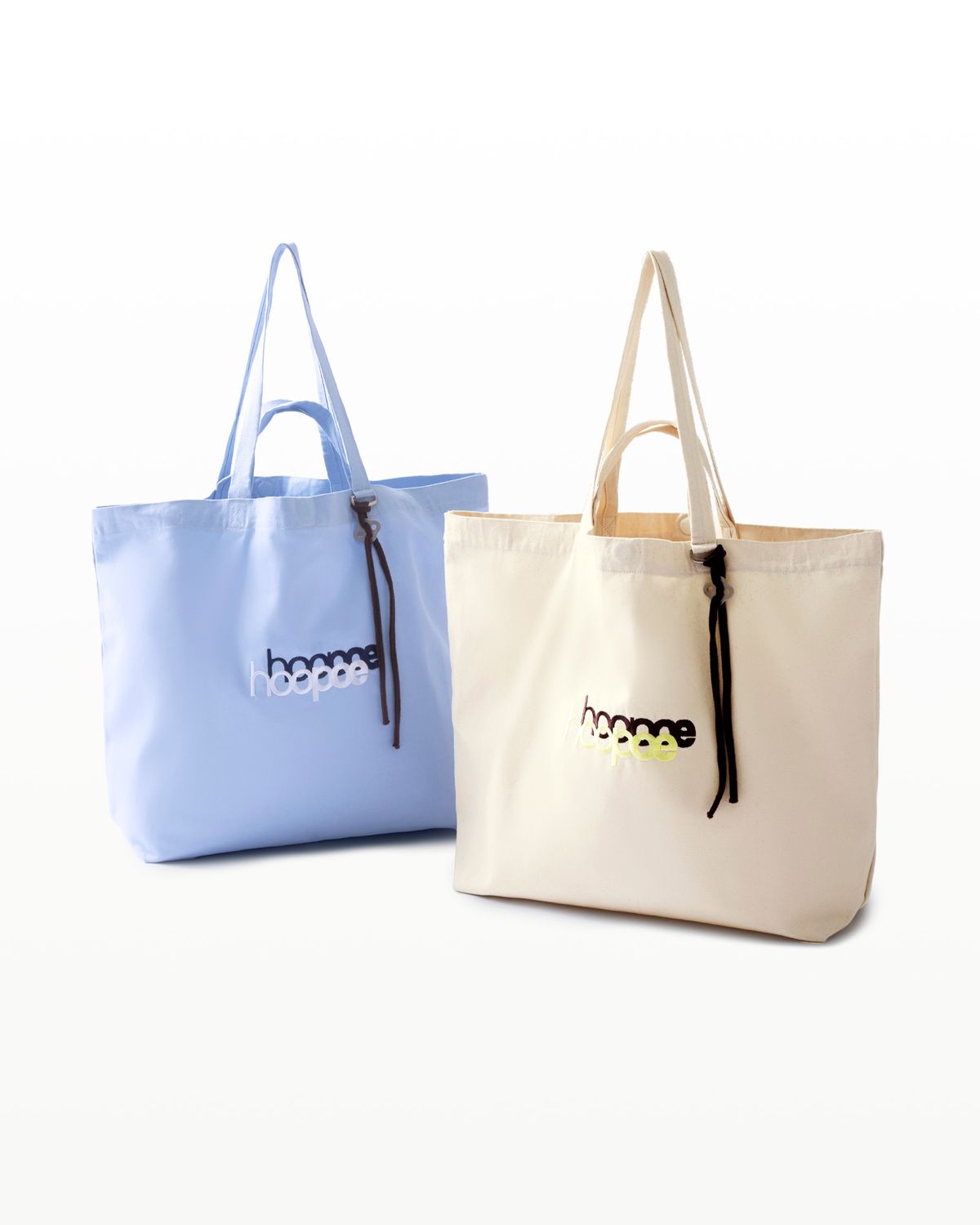 후포(HOOPOE) big fabric bag_oatmeal milk