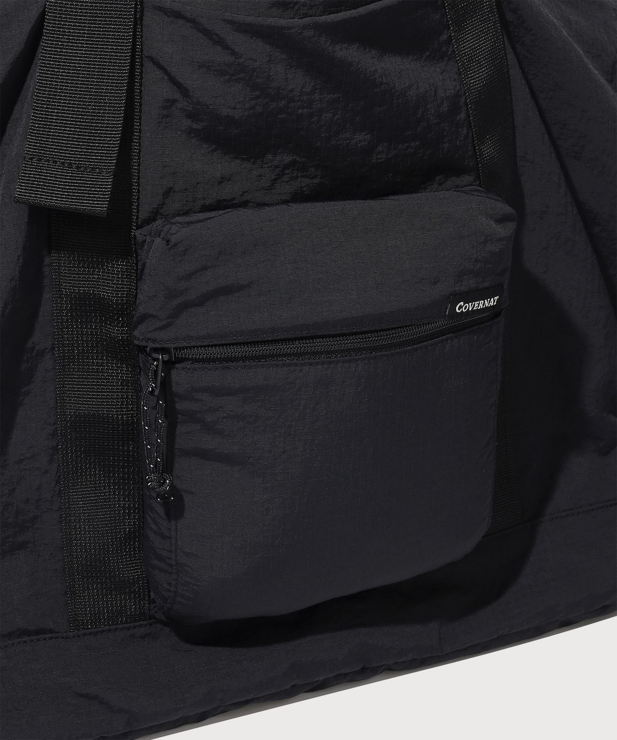 커버낫(COVERNAT) 립스탑 스트링 숄더백 Dark Navy