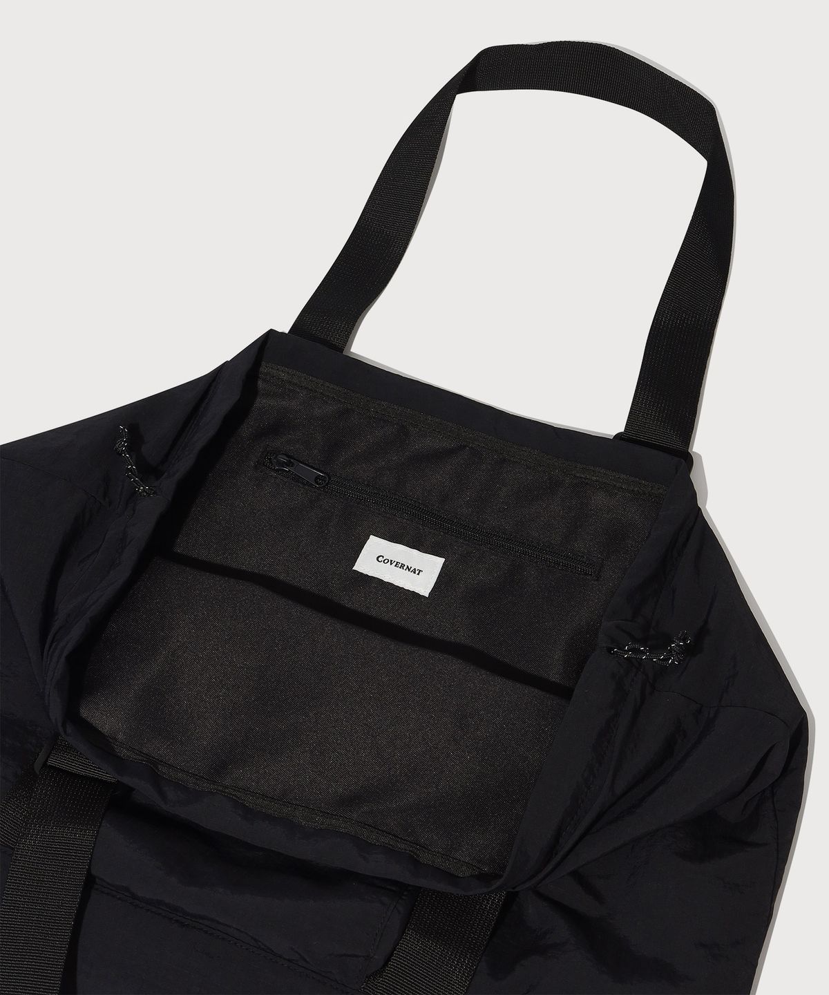 커버낫(COVERNAT) 립스탑 스트링 숄더백 Dark Navy