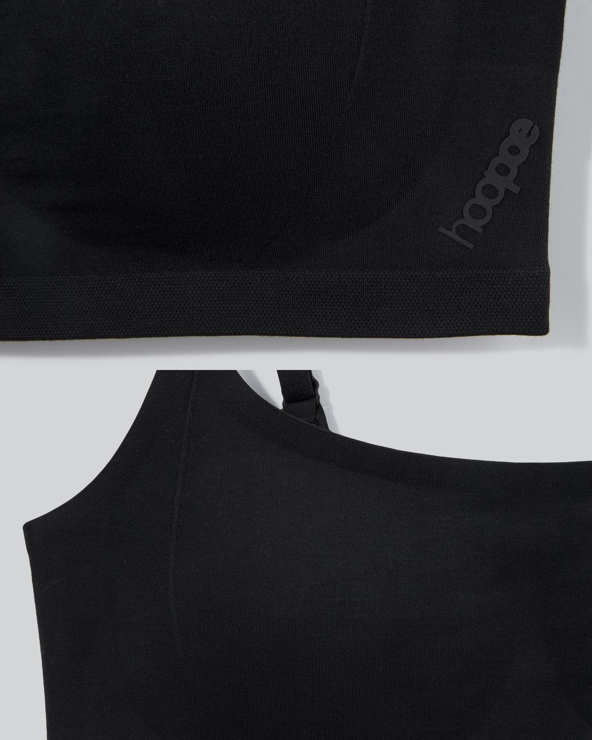 후포(HOOPOE) modal scoopneck seamless bra_onyx black
