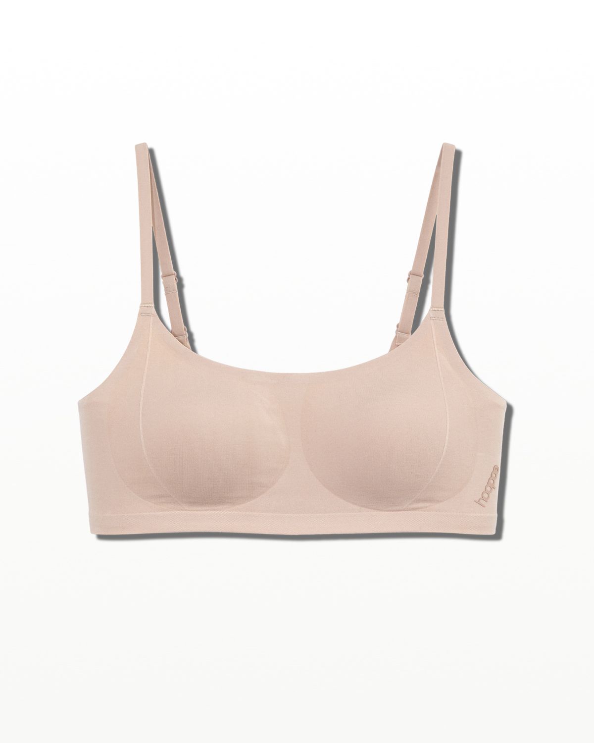후포(HOOPOE) modal scoopneck seamless bra_apricot beige