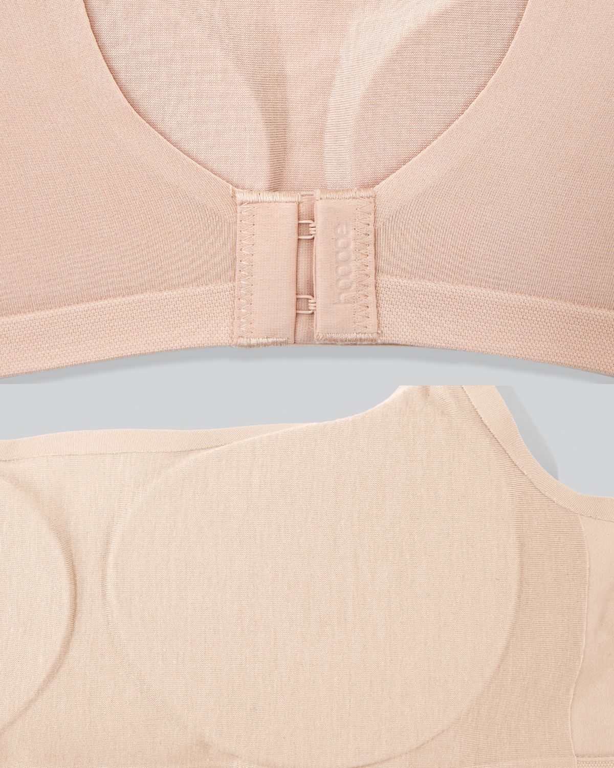 후포(HOOPOE) modal scoopneck seamless bra_apricot beige