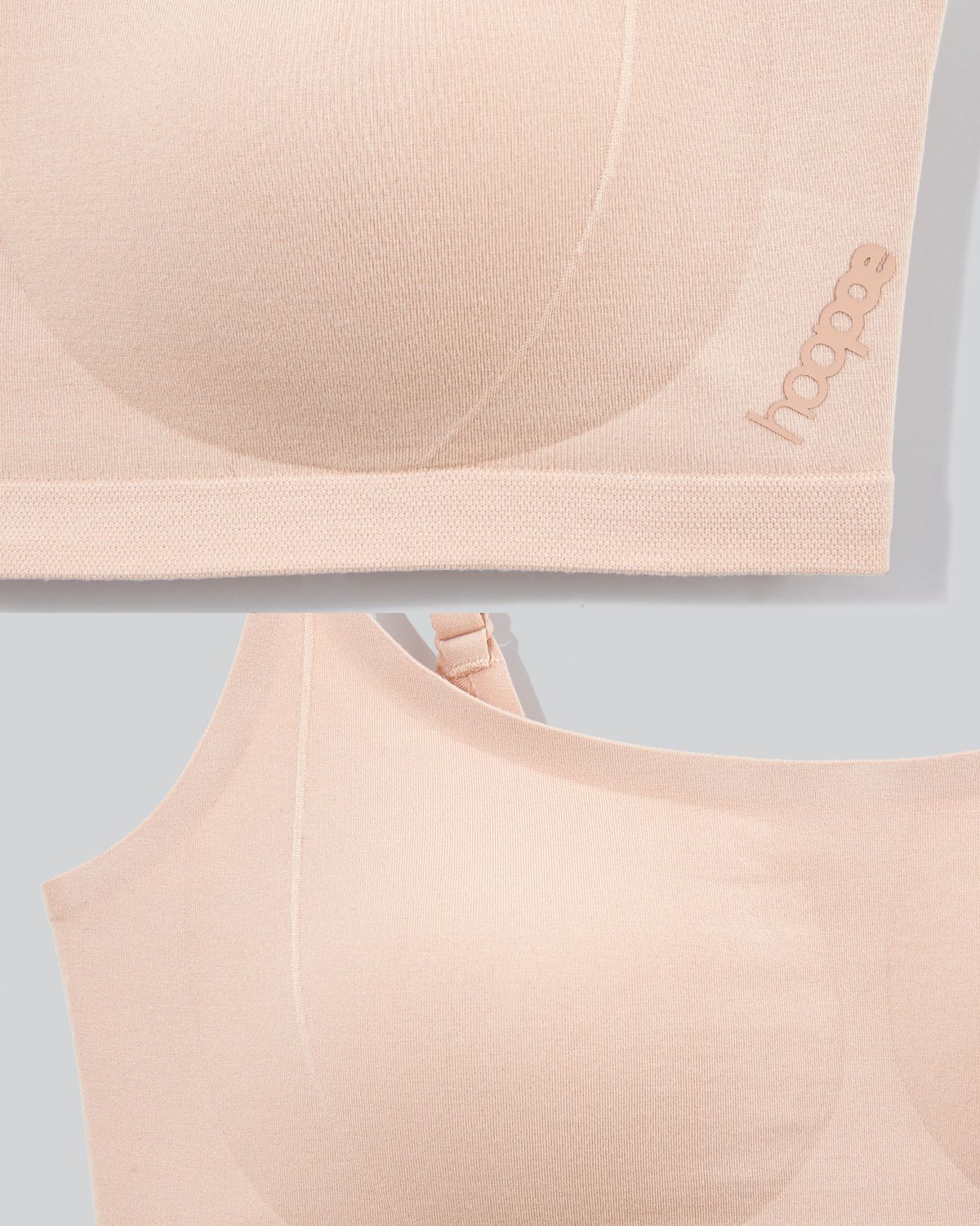 후포(HOOPOE) modal scoopneck seamless bra_apricot beige