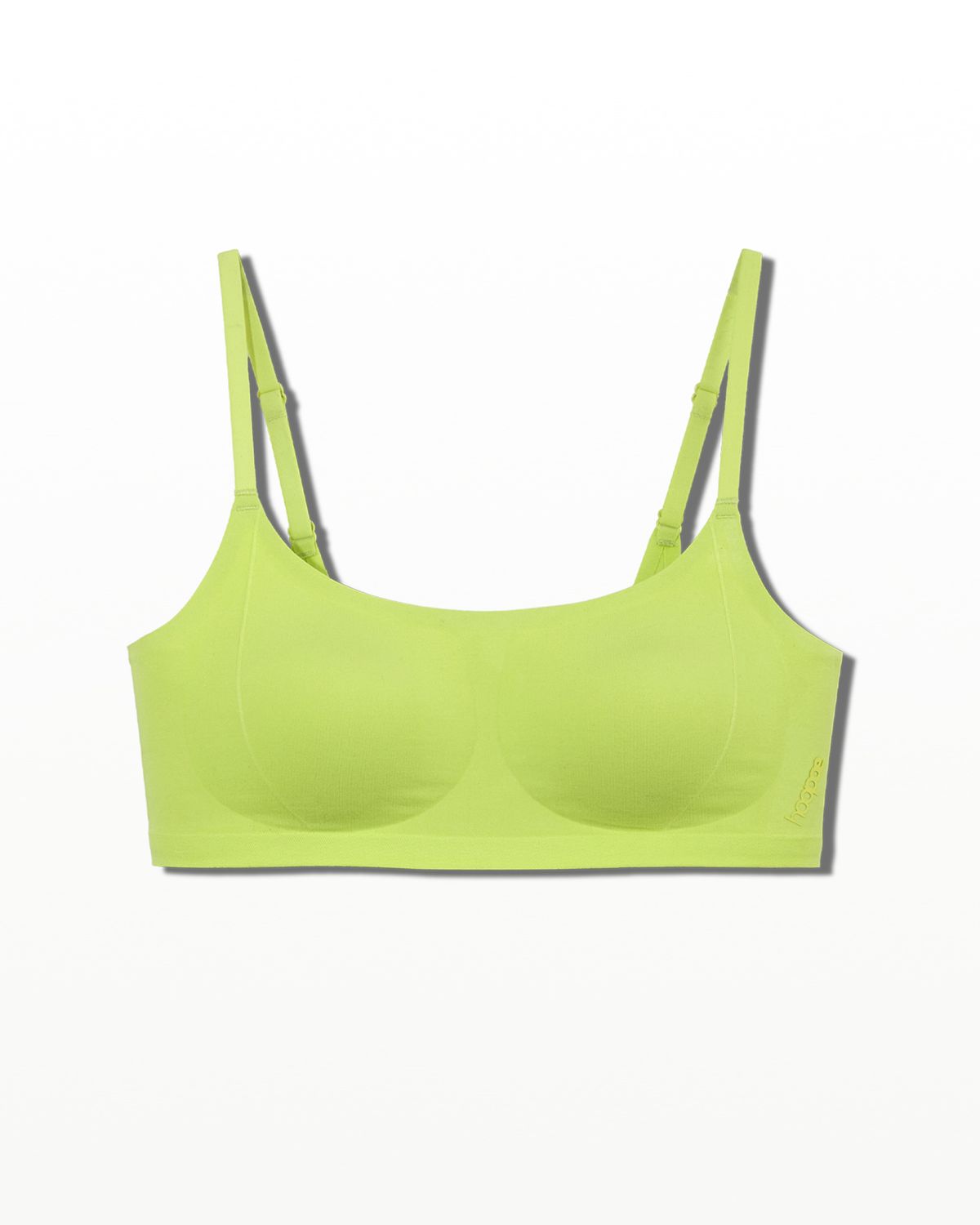 후포(HOOPOE) modal scoopneck seamless bra_sunny lime