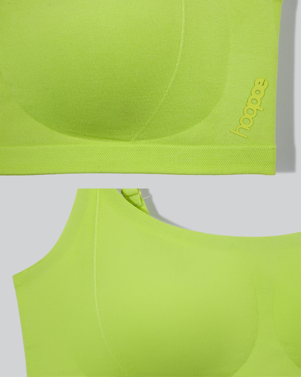 후포(HOOPOE) modal scoopneck seamless bra_sunny lime