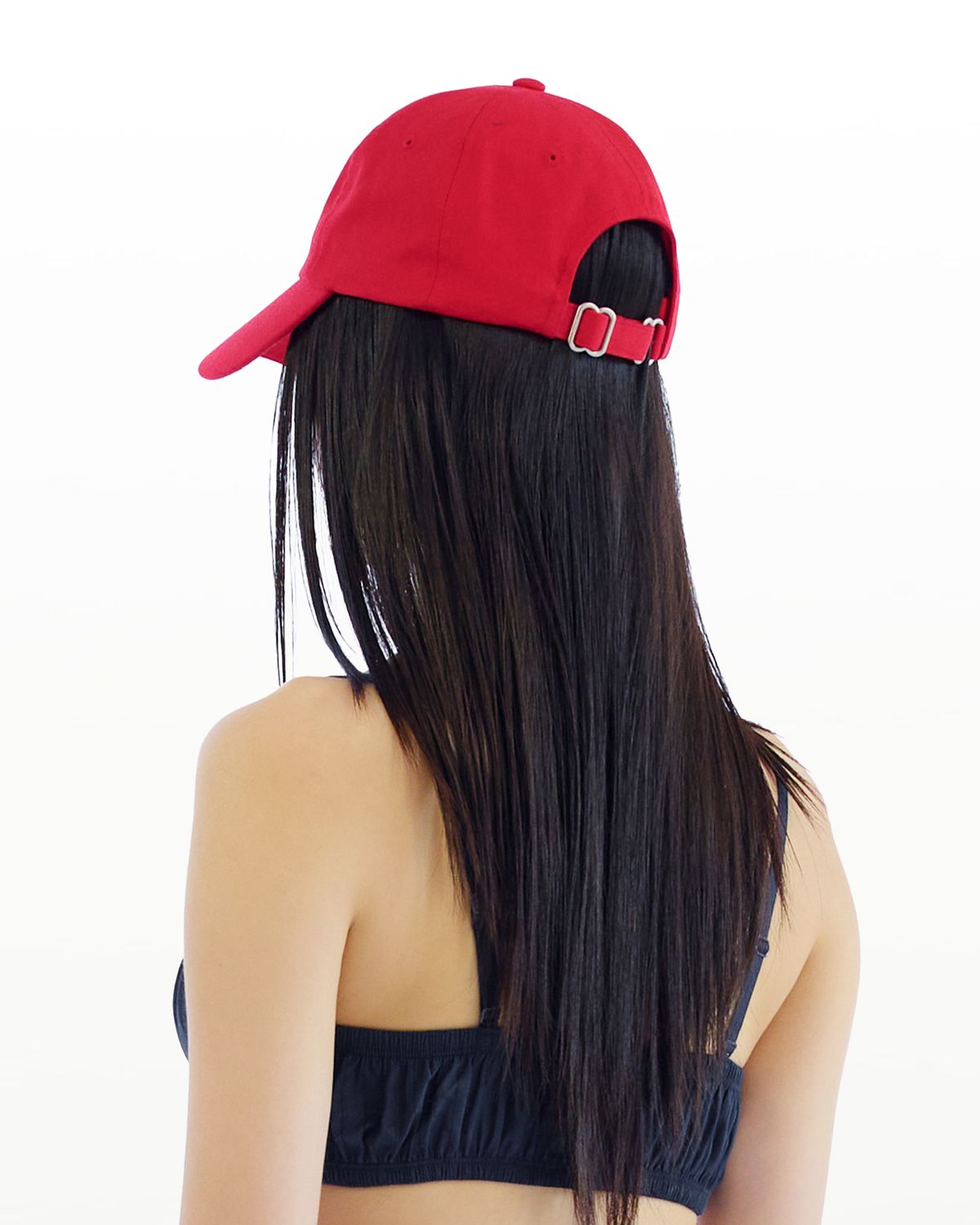 후포(HOOPOE) signature multi logo cap_poppy red