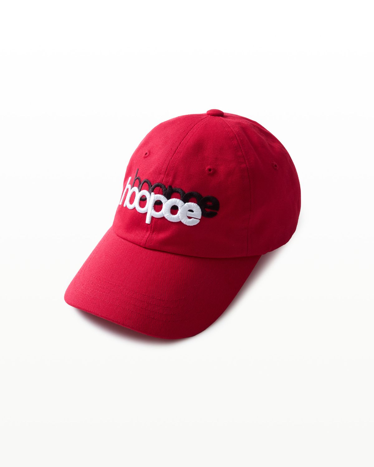 후포(HOOPOE) signature multi logo cap_poppy red