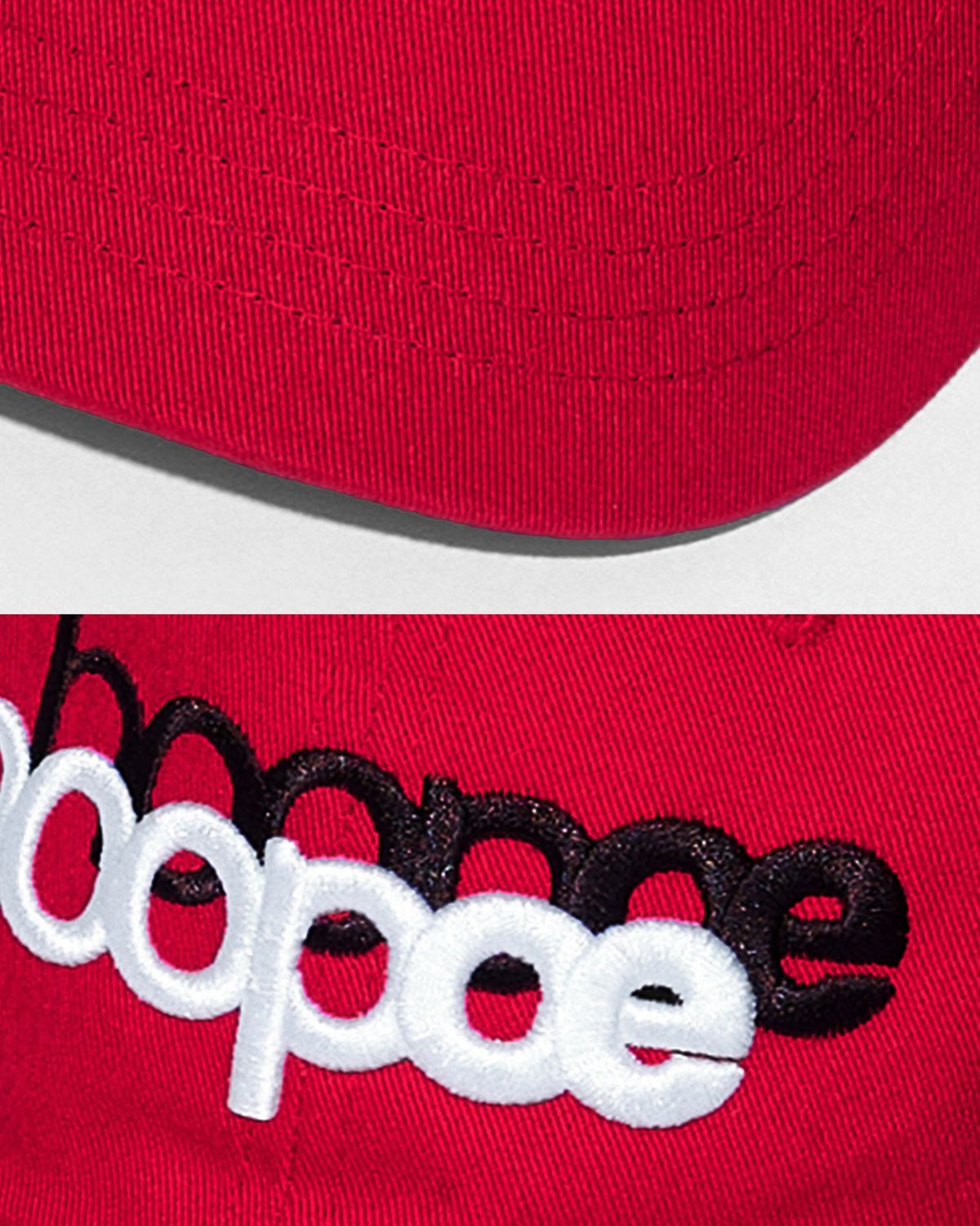후포(HOOPOE) signature multi logo cap_poppy red