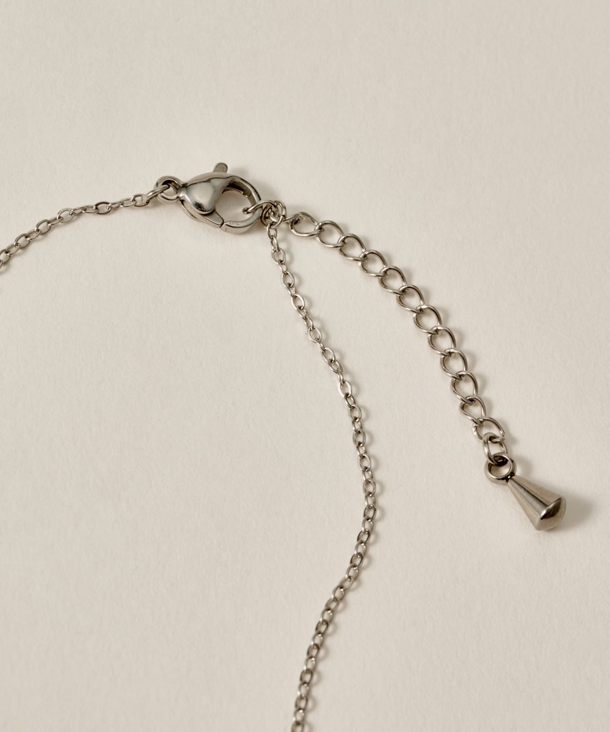 노비스도쿄(NOVICE TOKYO) 투톤 오벌 체인 발찌 Bicolor Oval Chain Anklet［Stainless］