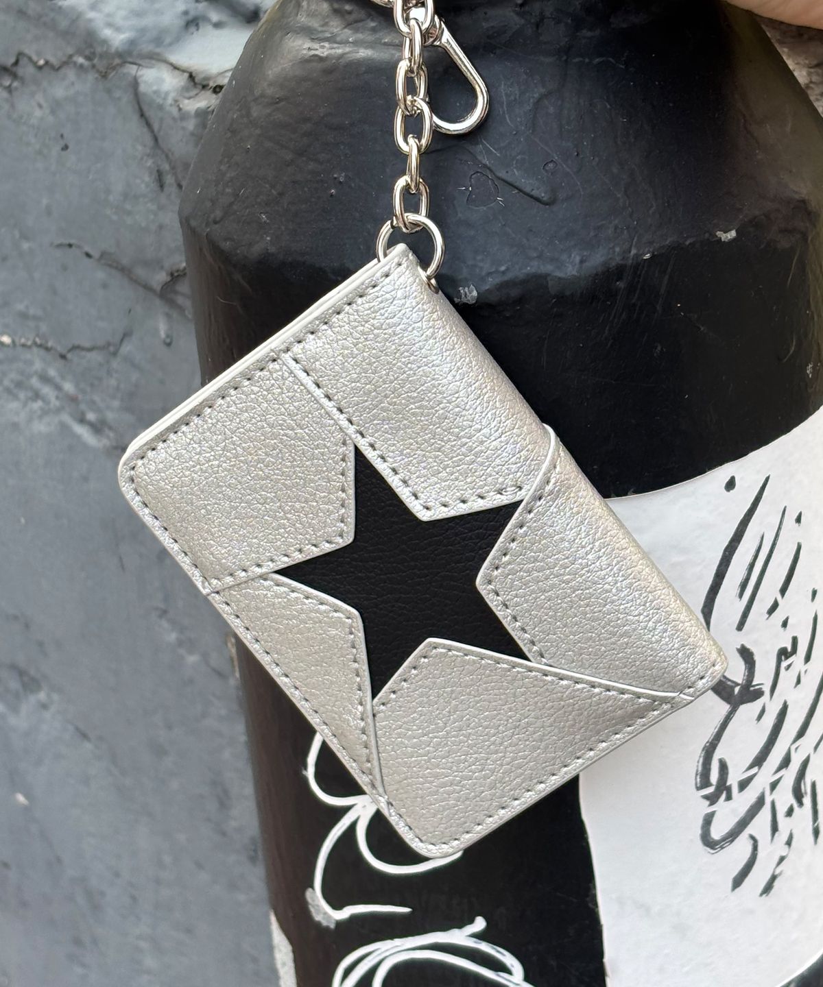 이스트쿤스트(ISTKUNST) ONE STAR CARD WALLET_SILVER(IK2FSMAB63A)