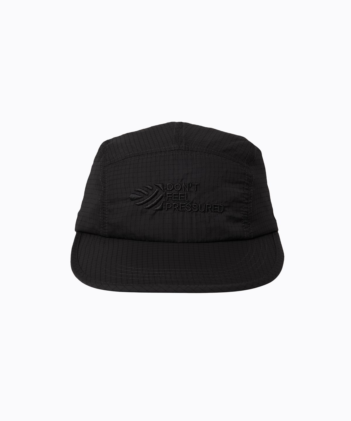 미나수(MENASOO) Dont Feel Pressured Rip Camp Cap_Black