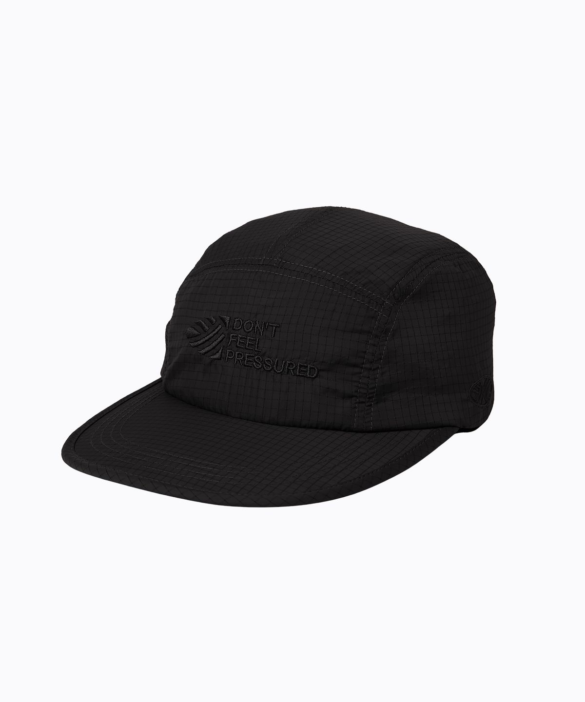 미나수(MENASOO) Dont Feel Pressured Rip Camp Cap_Black