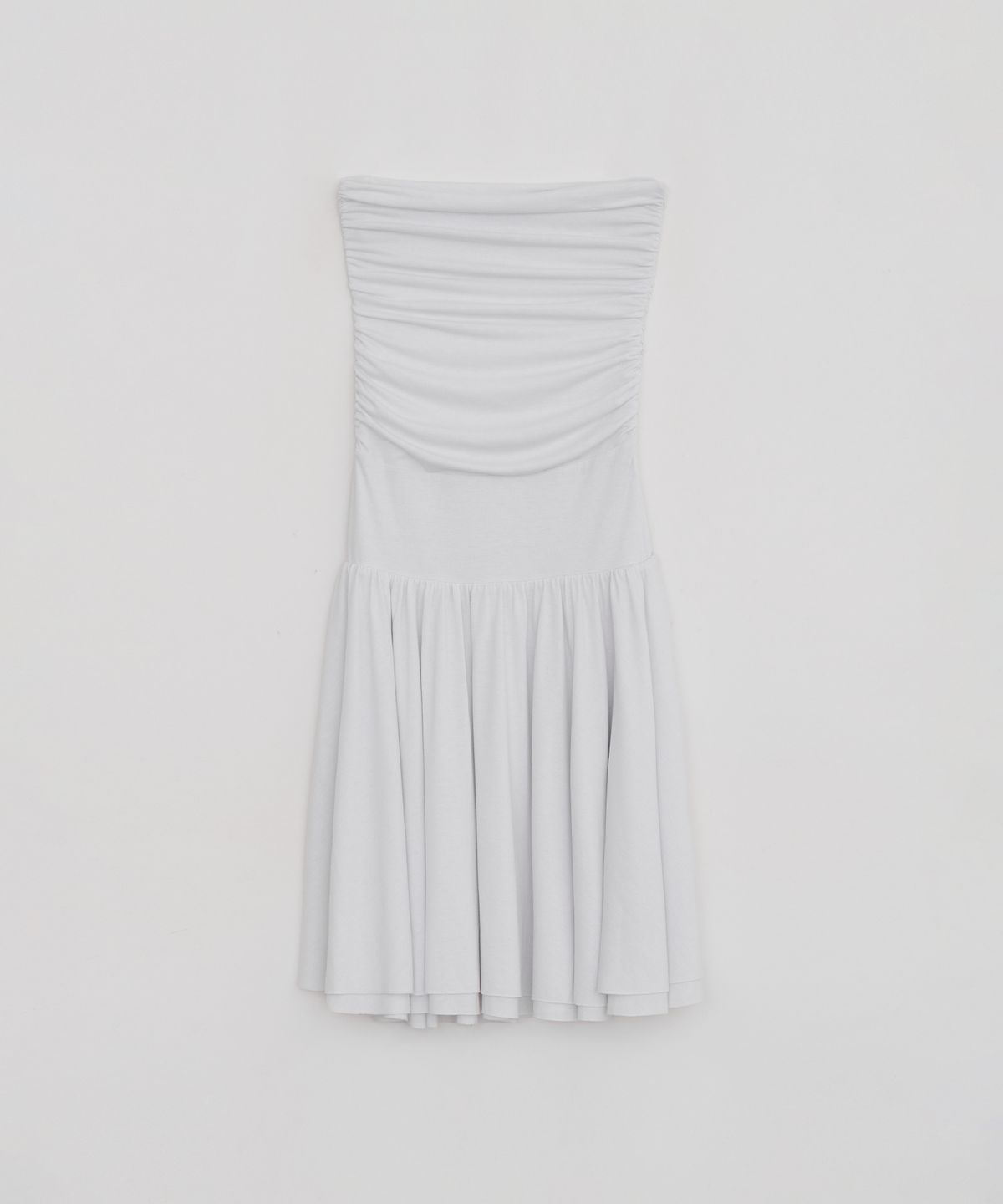 로우타이드(LOW TIDE) TWO-WAY SHIRRING DRESS [WHITE]