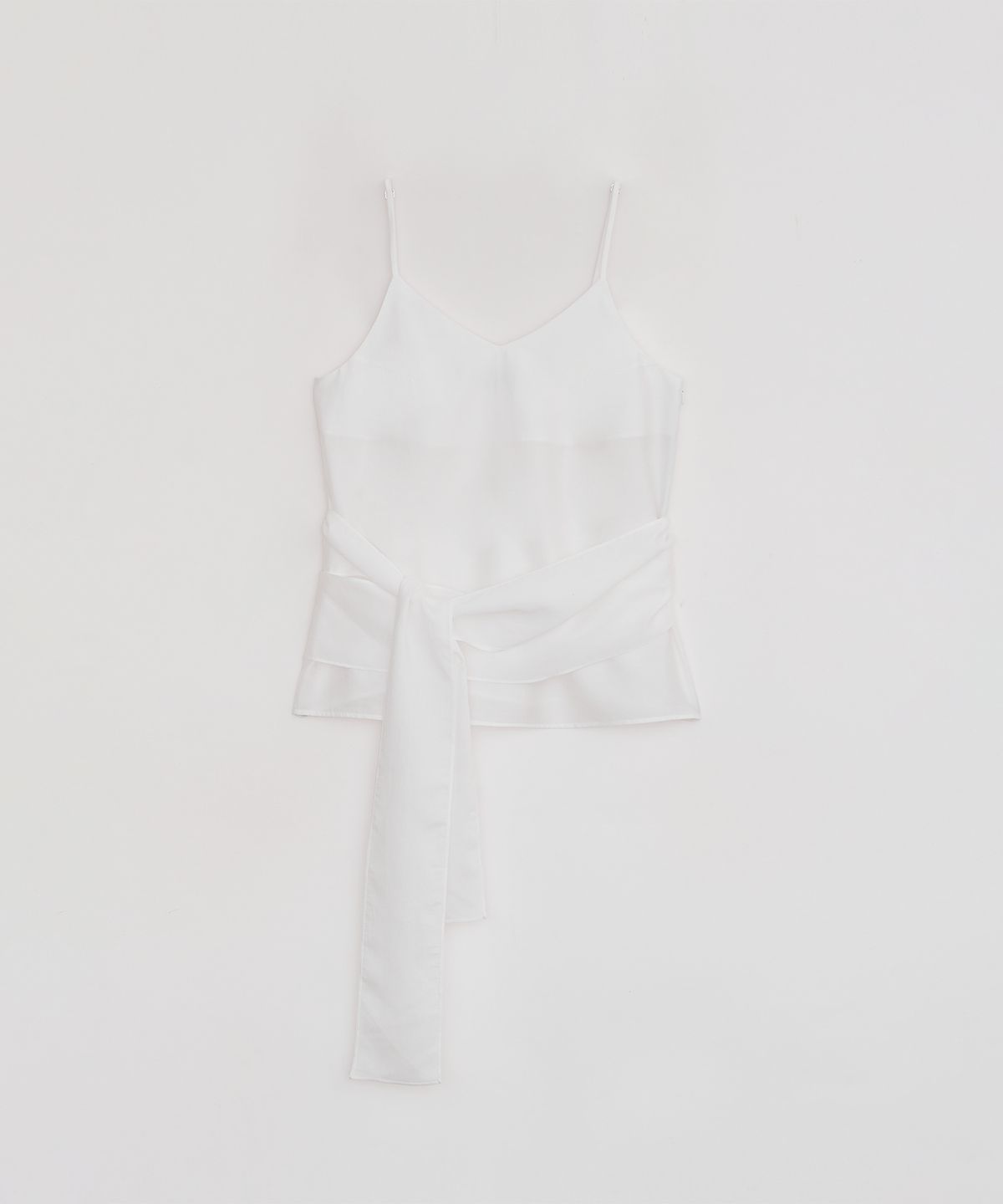 로우타이드(LOW TIDE) TIE SLEEVELESS TOP [WHITE]