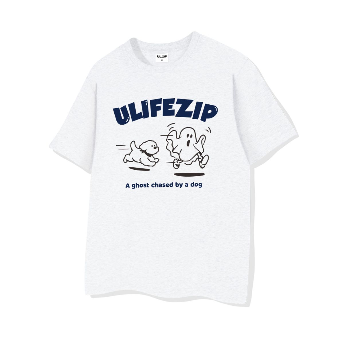 유라이프지(ULIFEZIP) 고스트체이스 우먼 오버핏 반팔티 4 Color [ULZE_1603]