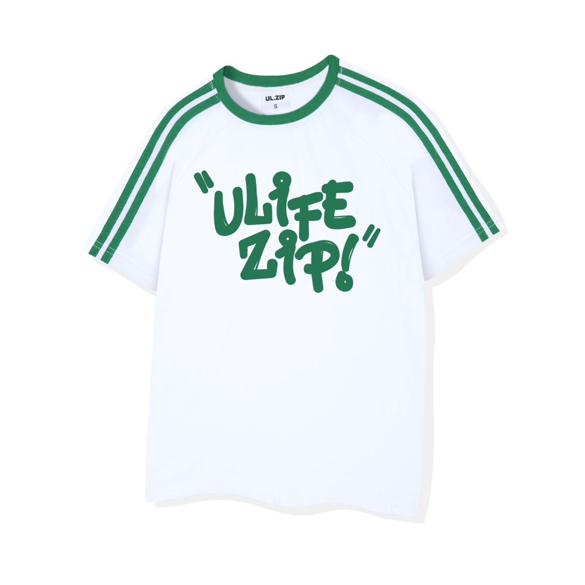유라이프지(ULIFEZIP) 썸머마크유 오버핏 트랙 반팔티 4 Color [ULZE_2006]