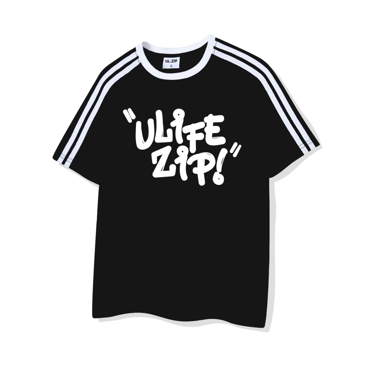 유라이프지(ULIFEZIP) 썸머마크유 오버핏 트랙 반팔티 4 Color [ULZE_2006]