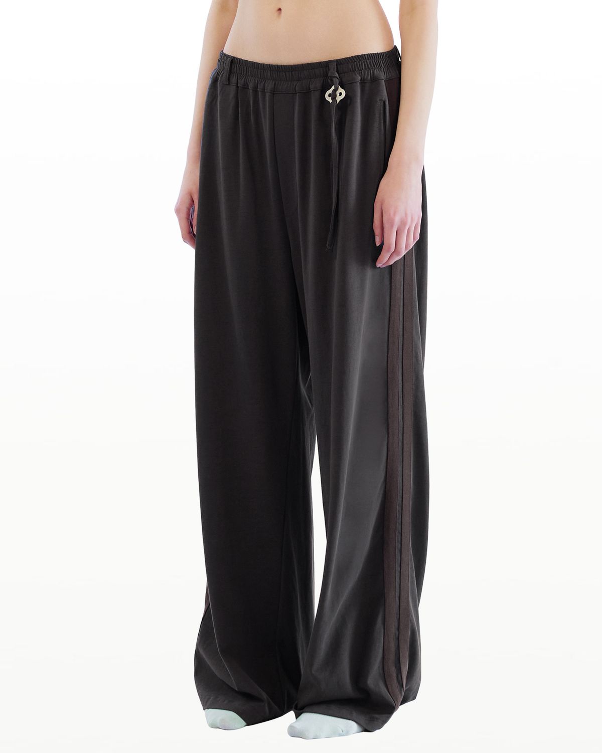 후포(HOOPOE) everyday wide pants_charcoal