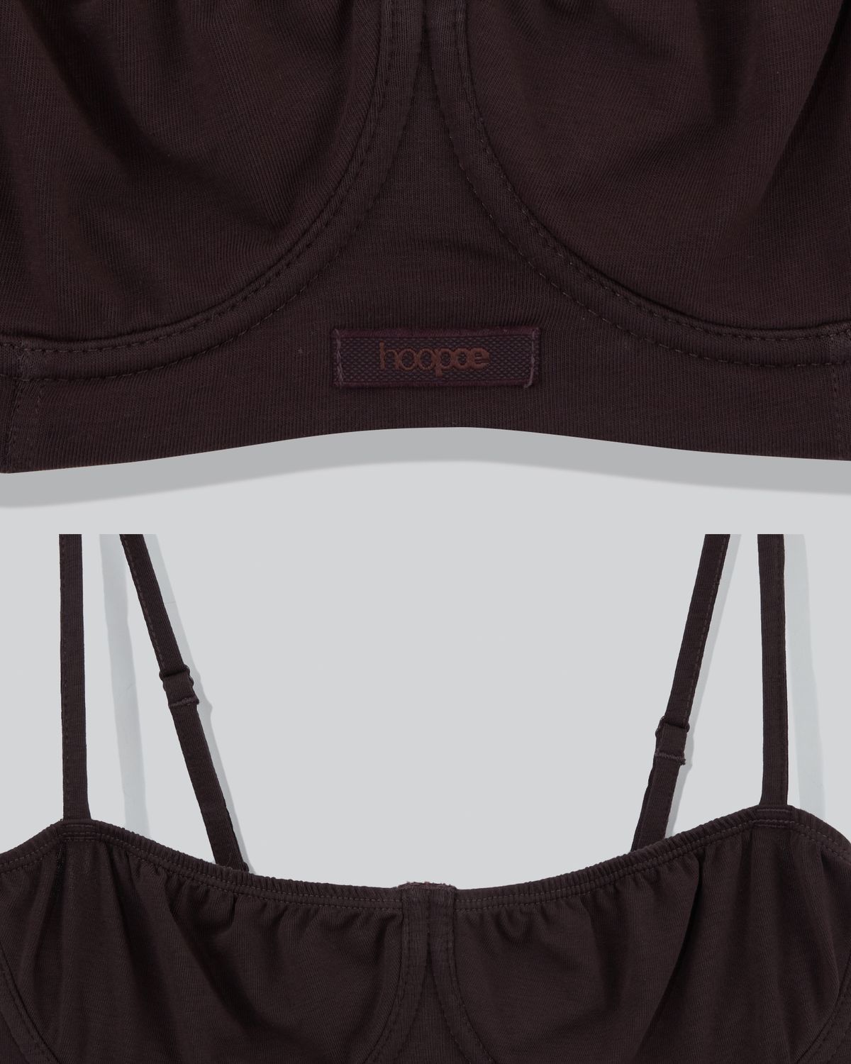 후포(HOOPOE) love balconette bra_chocolate