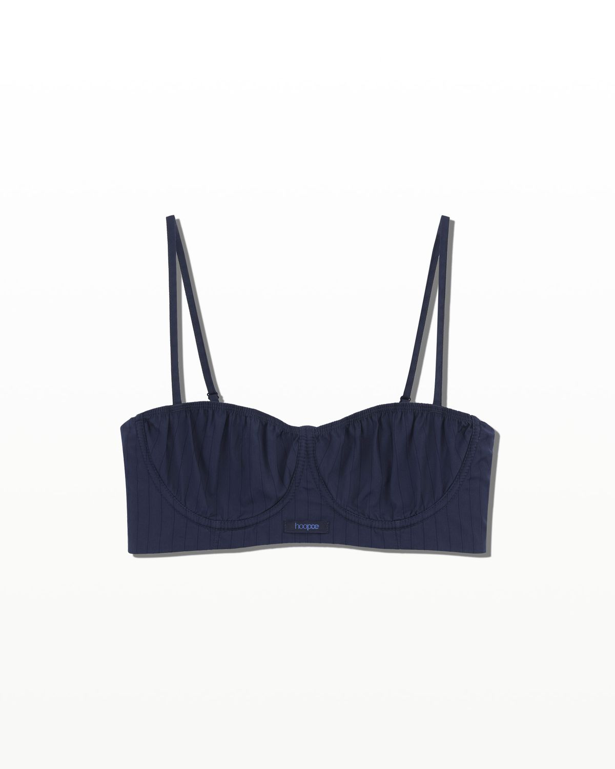 후포(HOOPOE) love balconette bra_navy stripe