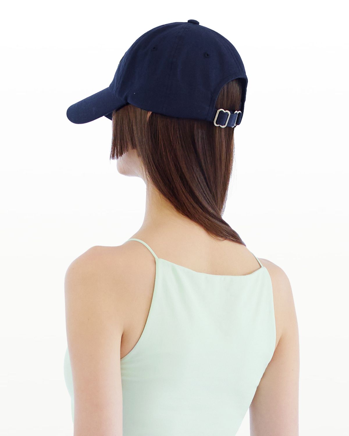 후포(HOOPOE) signature multi logo cap_midnight navy