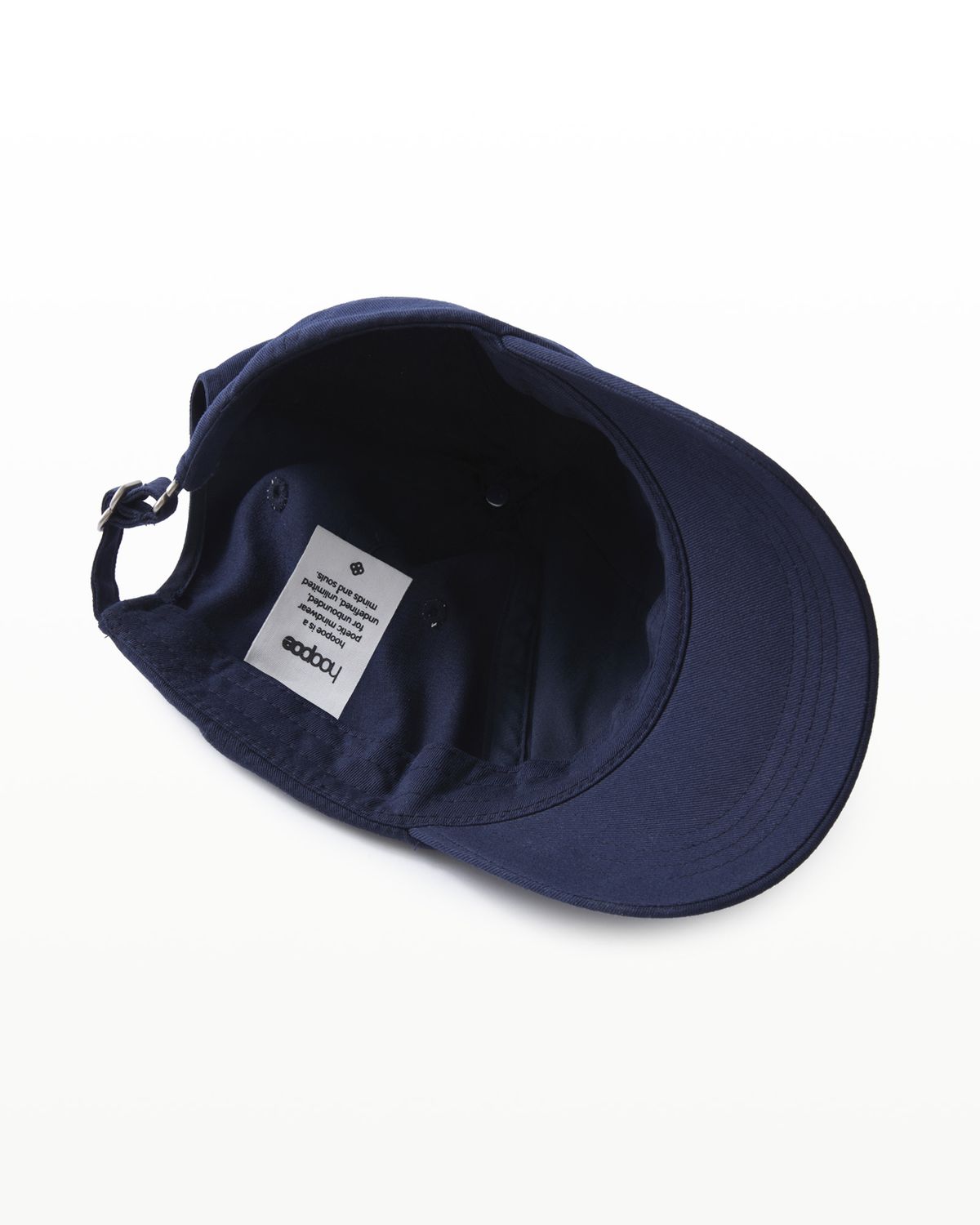 후포(HOOPOE) signature multi logo cap_midnight navy