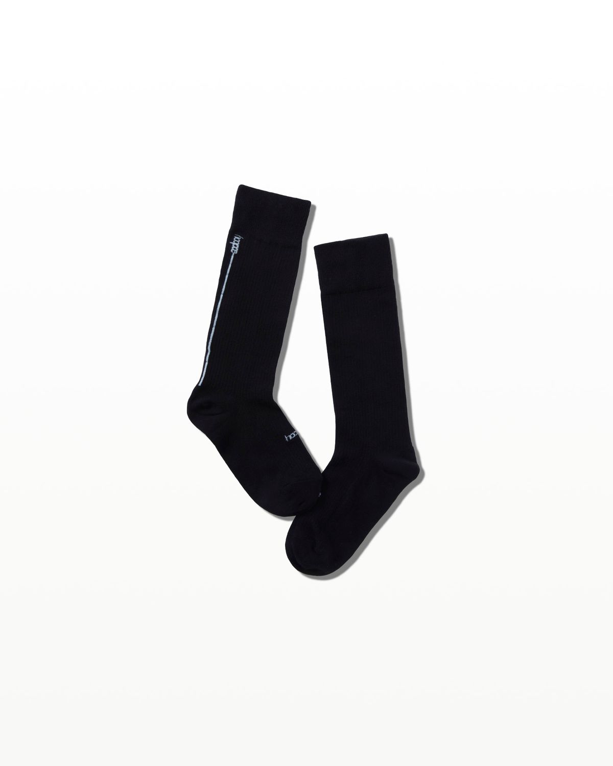 후포(HOOPOE) everyday sheer socks_onyx black