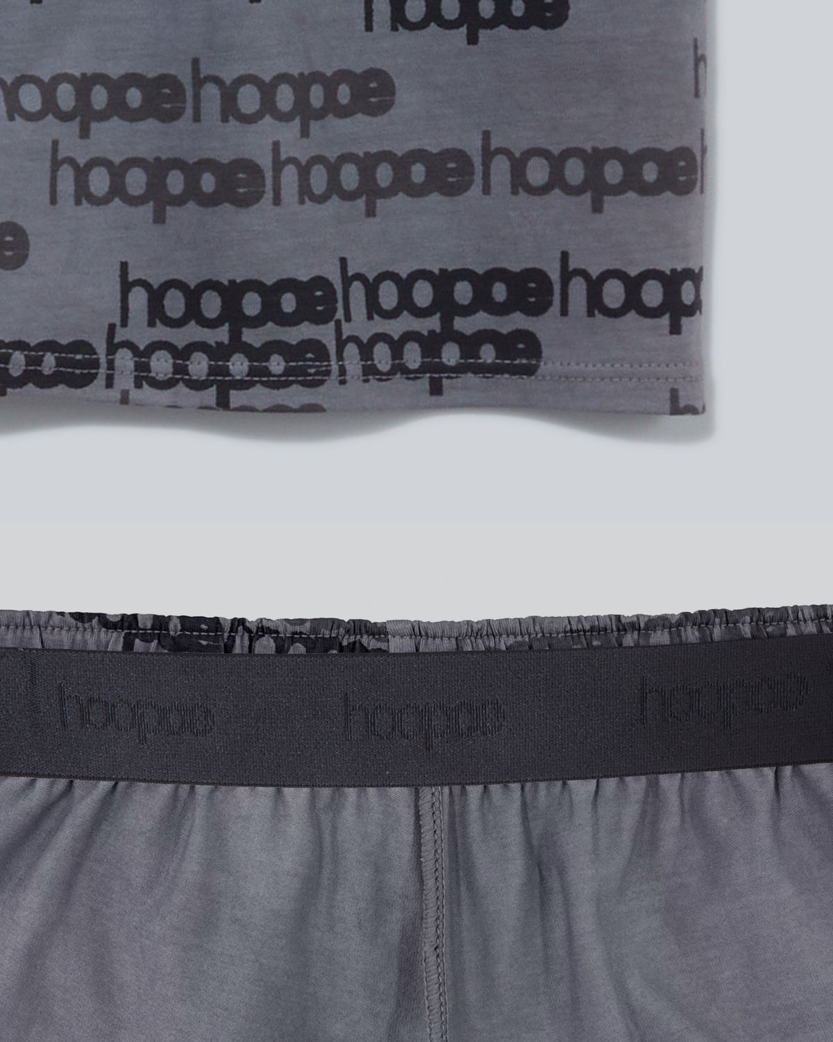 후포(HOOPOE) lettering boy-shorts_hoopoe grey