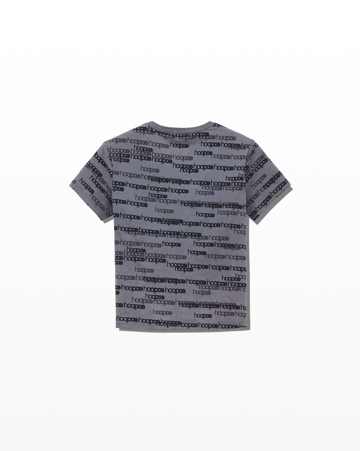 후포(HOOPOE) lettering t-shirt_hoopoe grey