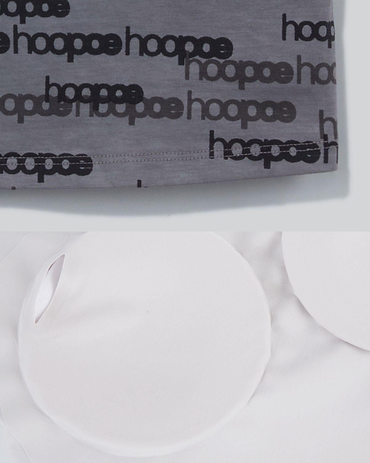 후포(HOOPOE) lettering t-shirt_hoopoe grey