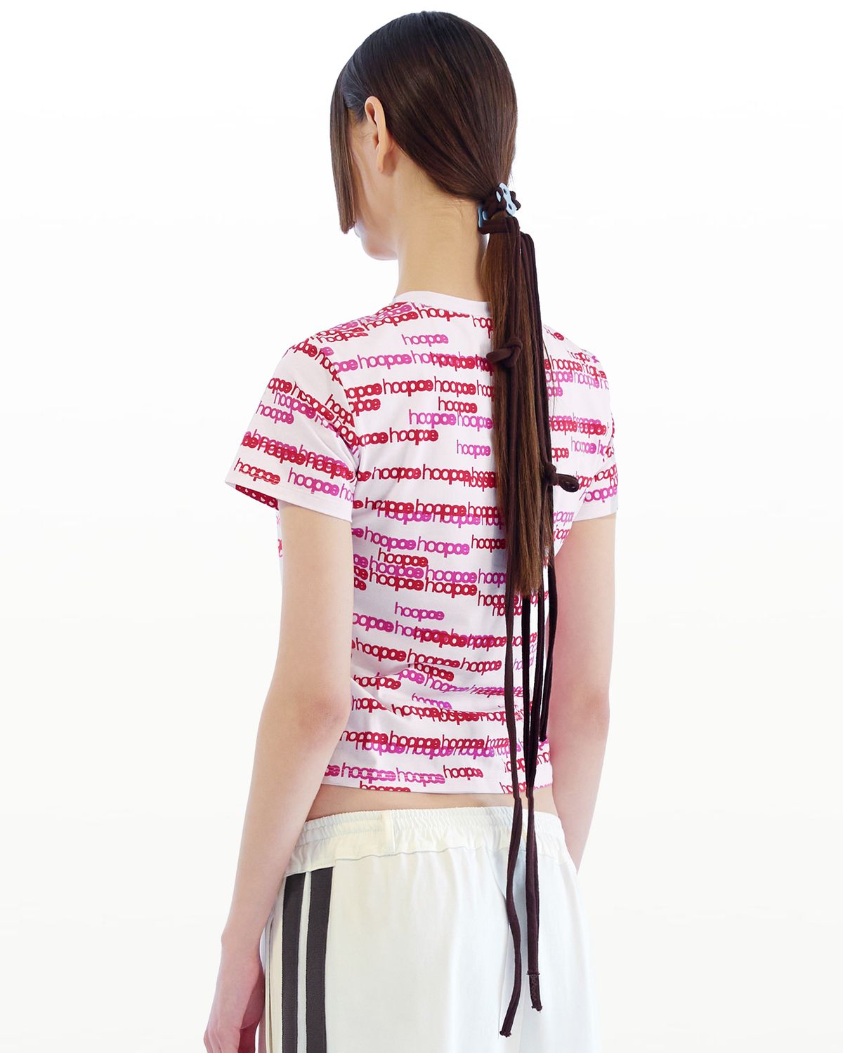후포(HOOPOE) lettering t-shirt_hoopoe pink