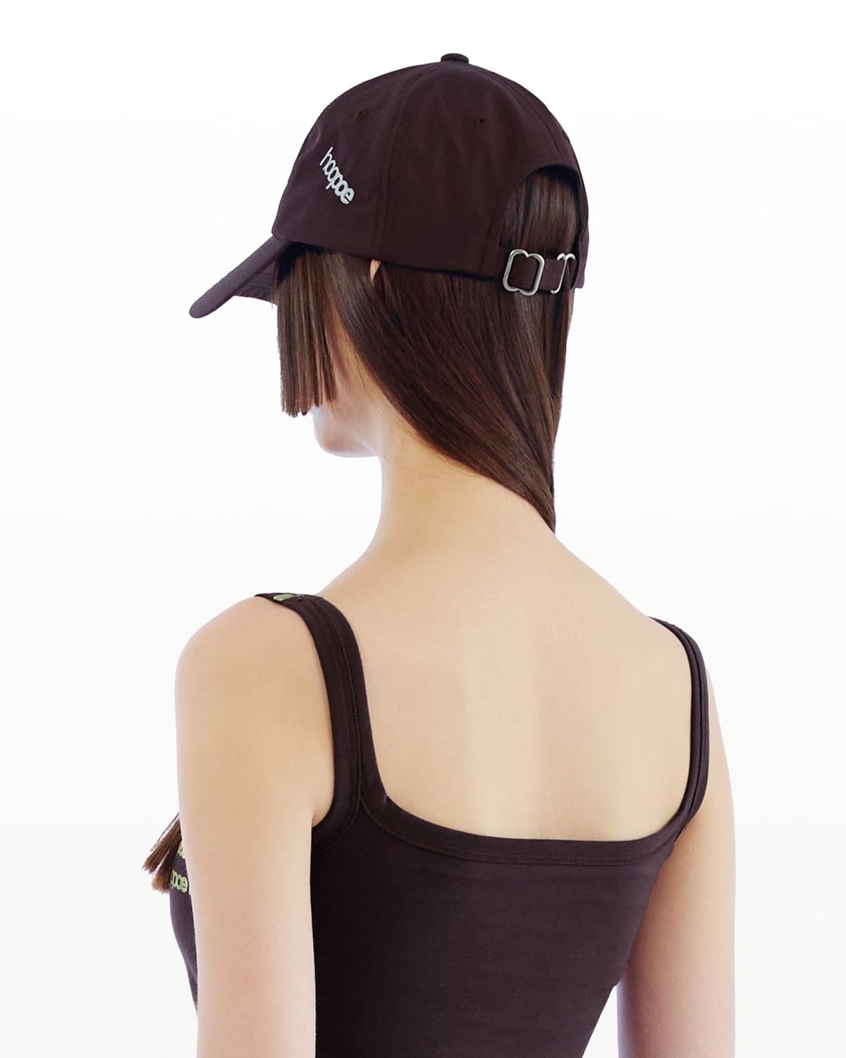 후포(HOOPOE) everyday multi logo cap_chocolate