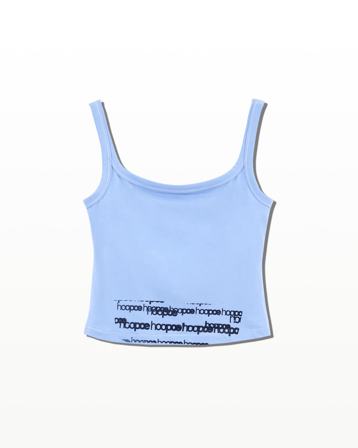 후포(HOOPOE) square neck top_baby blue